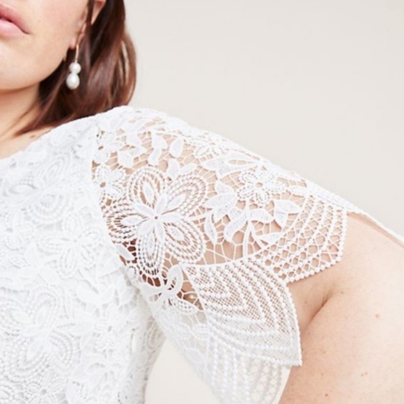 Anthropologie Charleston Scalloped Lace Dress - Picture 3 of 8